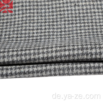 Günstiger Tweed Plaid Check Houndstooth Stoff für Mantel